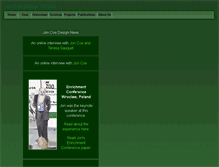 Tablet Screenshot of joncoedesign.com